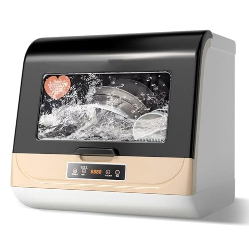 tongxing 食洗機 工事不要 食器洗い乾燥機 食器乾燥機 食器洗浄機 大容量 家庭用 一人暮らし 5人用 食洗器 75℃高温洗浄 熱風送風乾燥 収納食器 高性能 スマート洗浄 卓上型 小型 食器洗い機 静音 節電 節水 設置簡単 キッチン家電(ブラック)